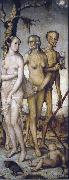 Hans Baldung Grien Three Ages of Man and Death painting